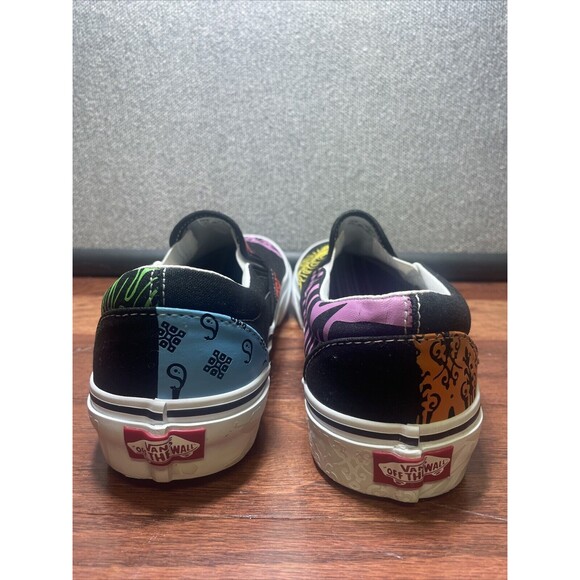 VAN'S Crayola Off The Wall Slip-On Canvas Sneakers W 9.5 / M7.5 - Picture 8 of 10